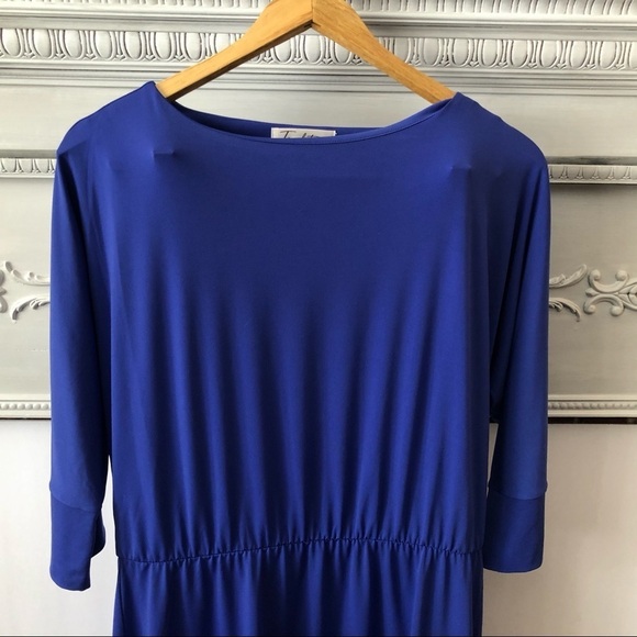 🎄Traditions sapphire blue dress, workwear, SZ 12 - Picture 2 of 7